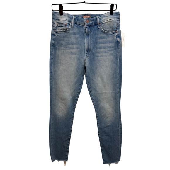 MOTHER High Waisted Looker Ankle Fray - Au Revoir 30 - Picture 2 of 6